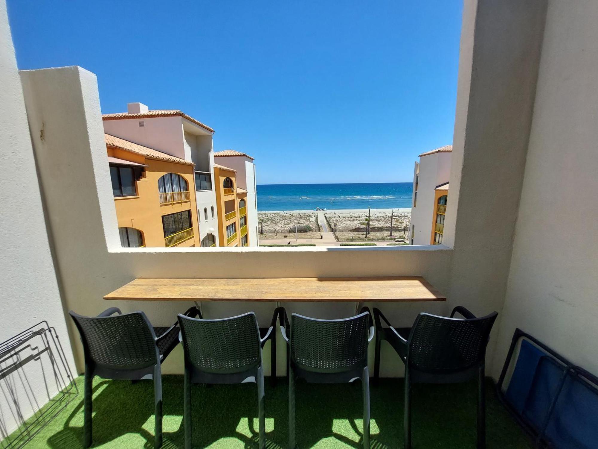 Appart Mezzanine Vue Mer Et Plage, Parking Wifi Tv Le Barcarès エクステリア 写真